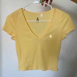 pacsun cropped shirt